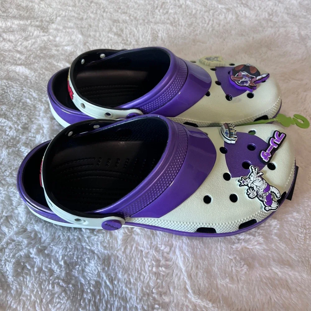 Crocs Dragon Ball Z Frieza Classic Clog Purple White Mens 8  display picture 3
